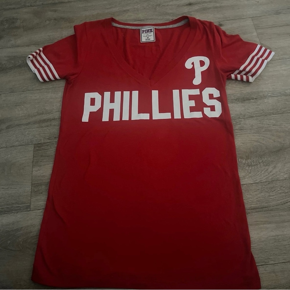 Victoria Secret Pink Phillies T-Shirt Size Medium